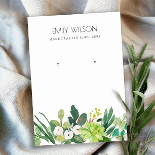 COOLE GREEN FOLIAGE ERFOLGREICHE LEUTE OARRING DIS VISITENKARTE