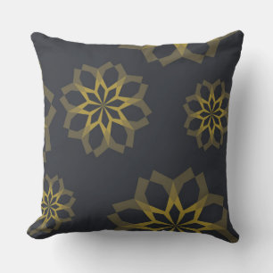 Coole, grüne, einzigartige, moderne trendy Blume Kissen