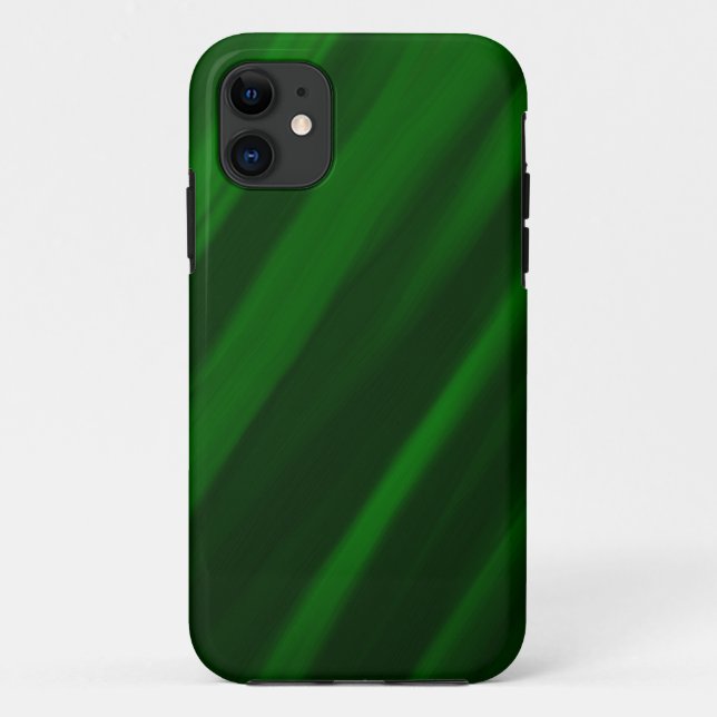 Coole grüne Streifen Case-Mate iPhone Hülle (Rückseite)