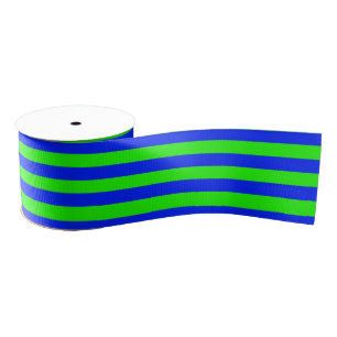 Coole grüne und blaue Neonstreifen Ripsband