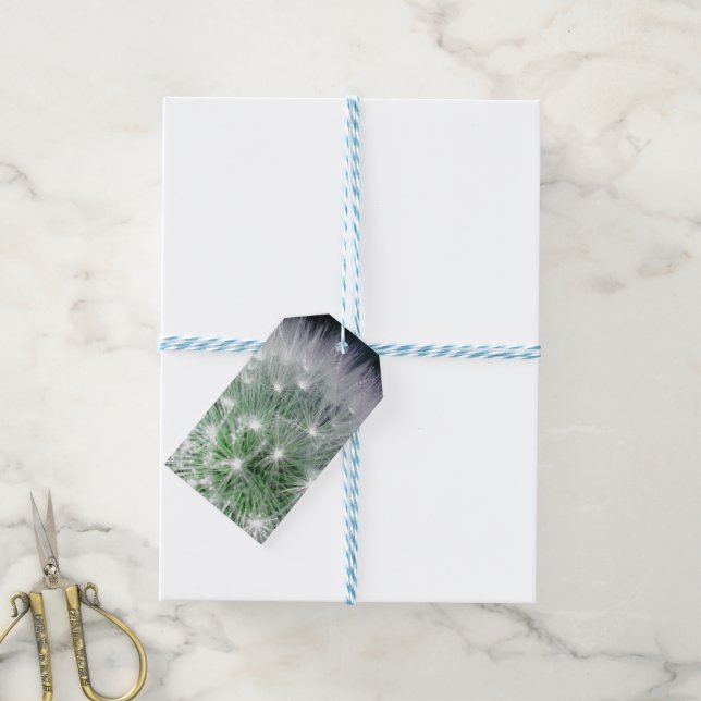 Coole grüne und weiße Kronleuchte mit Wassertropfe Geschenkanhänger (Mit Garn)