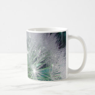 Coole grüne und weiße Kronleuchte mit Wassertropfe Kaffeetasse