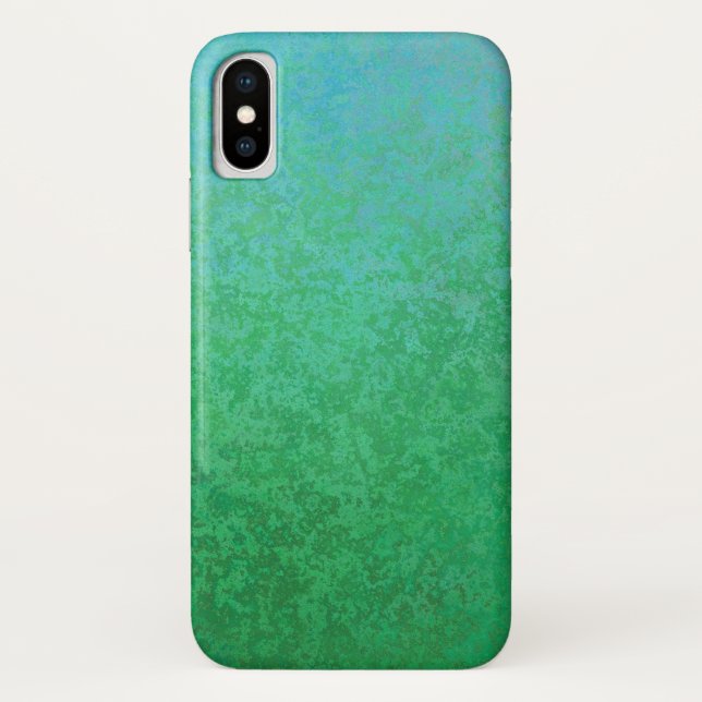 Coole grüne Variationen mit Gradient Case-Mate iPhone Hülle (Rückseite)