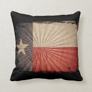 Coole Grunge Texas Flag Kissen