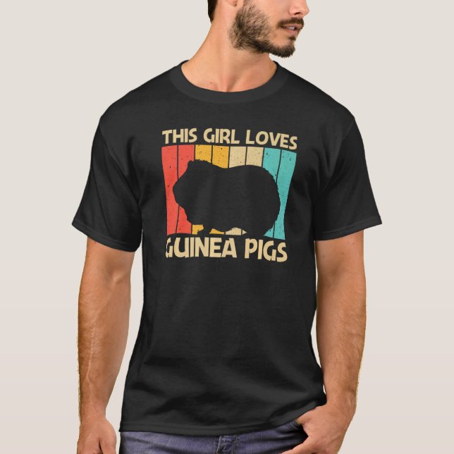 Coole Guinea Schweinefleisch für Mädchen Junge Jun T-Shirt (Vorderseite)