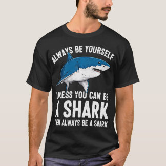 Coole Haie Biologie Ozean Wildtiere Hai-Fan T-Shirt