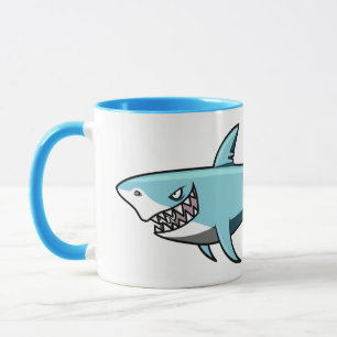 Coole Haifisch-Name-Tassen Tasse