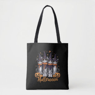 Coole Halloween Katzen Geschenk für Tochter Gesche Tasche