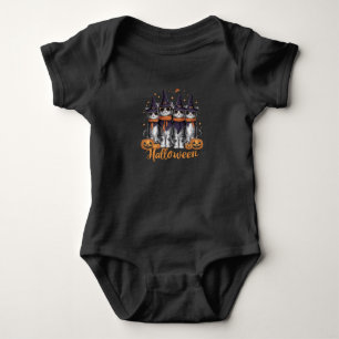 Coole Halloween-Katzen-Geschenke für ihr Töchterge Baby Strampler
