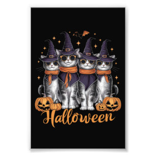 Coole Halloween-Katzen-Geschenke für ihr Töchterge Fotodruck