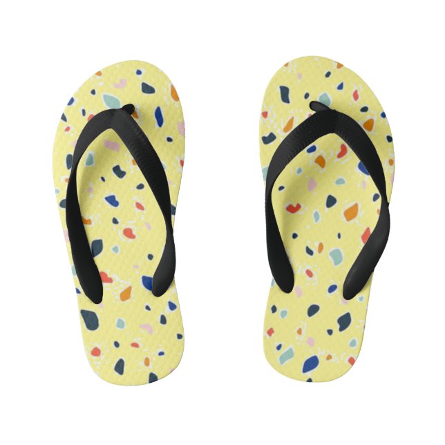 Coole Hausschuhe, künstlerisch Kinderbadesandalen (Fußbett)