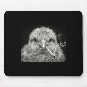 Coole Henne raucht Zigarette Foto Kunst Lustig Von Mousepad