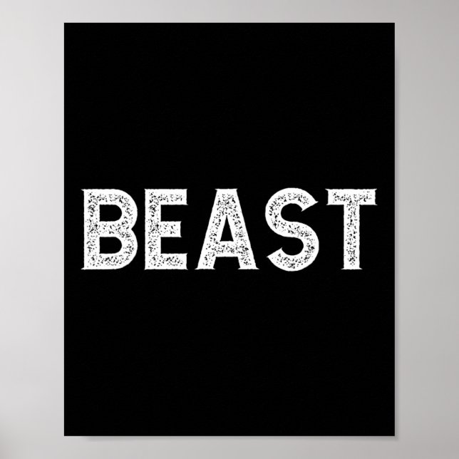 Coole Herren Gym Workout Sport Muscle Bodybuil Poster (Vorne)