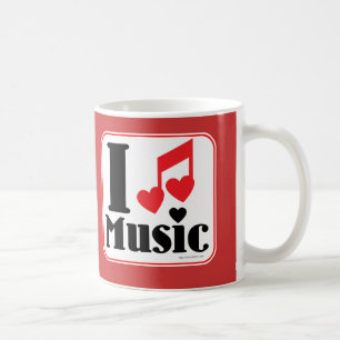 Coole Herzmusik Spaß Song Episches Motto Kaffeetasse