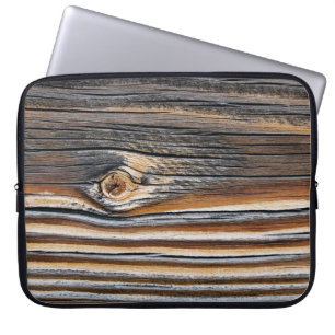Coole Holzkörnerkunst Laptopschutzhülle