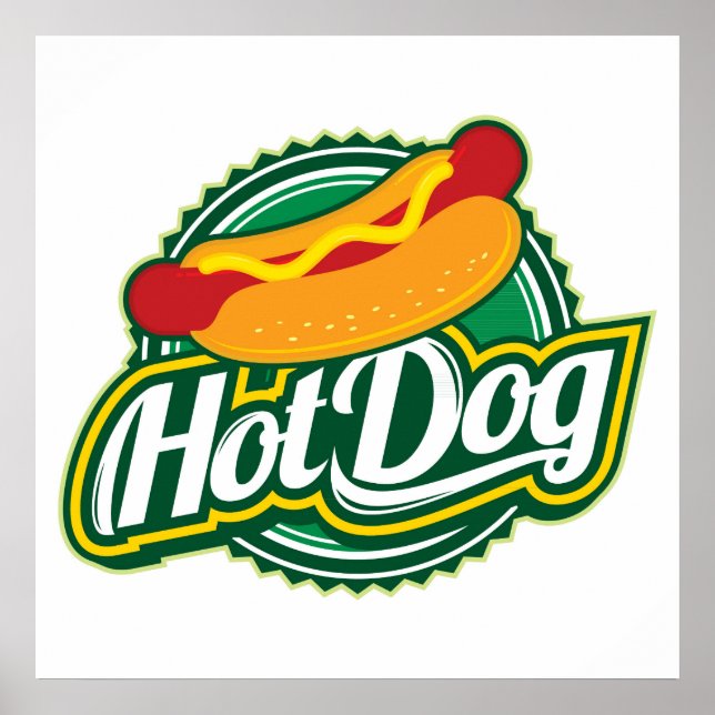 coole Hotdog-Anbieter Poster (Vorne)
