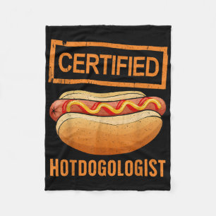 Coole Hotdog-Outfit Für Männer Frauen Erwachsener  Fleecedecke
