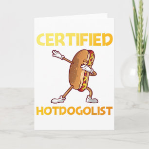 Coole Hotdog-Outfit Für Männer Frauen Erwachsener Karte