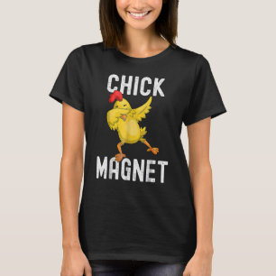 Coole Hühner Magnet Dabbing Huhn Frohe Ostern T-Shirt