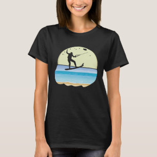 Coole Hund-Wakeboarding-Grafik für Wakeboard T-Shirt