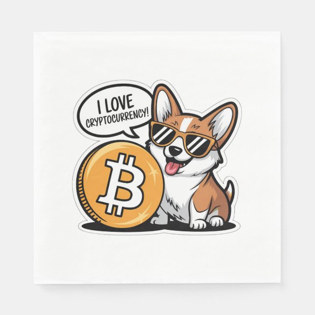 Coole Hundefrist Serviette (Vorderseite)