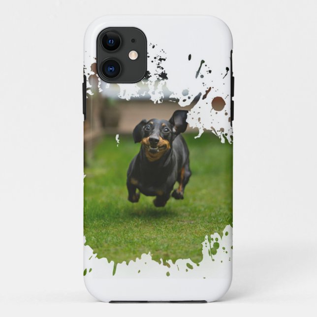 Coole Hundehalterung Case-Mate iPhone Hülle (Rückseite)