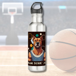 Coole Hundeschenke für Basketball-Liebhaber Traine Edelstahlflasche