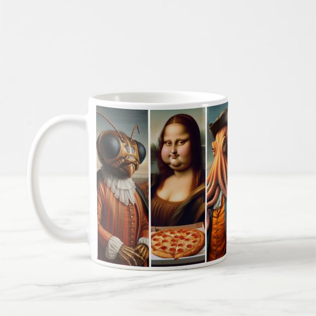 Coole Illustrationen Kaffeetasse (Links)