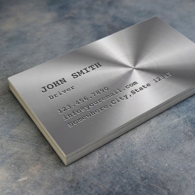 Coole Imitate - Business-Card für Edelstahl-Treibe Visitenkarte (Von Creator hochgeladen)