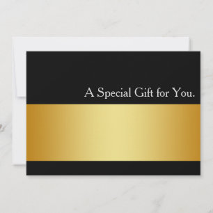 Coole Imitate Gold Streifen Modernes Geschenkzerti