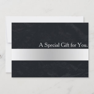 Coole Imitate Silver Strip Modernes Geschenkgutach