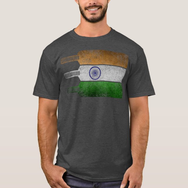 Coole indische Cricket Lover Geschenke Swaraj Tira T-Shirt (Vorderseite)