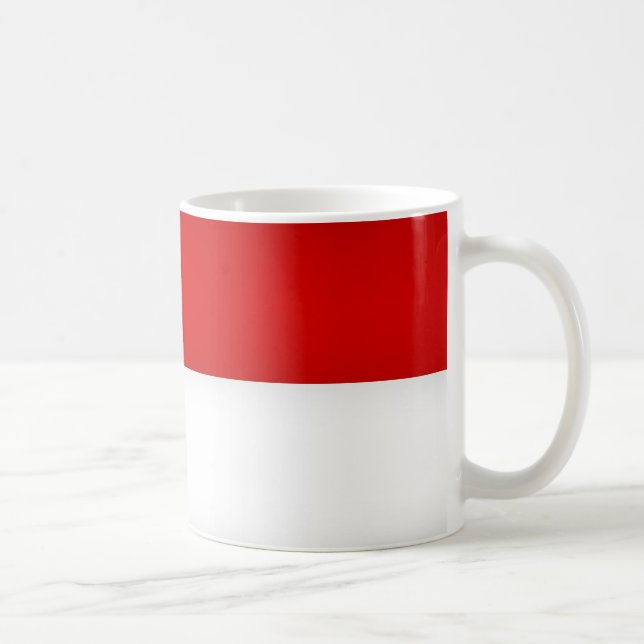 Coole indonesische Flagge Kaffeetasse (Rechts)