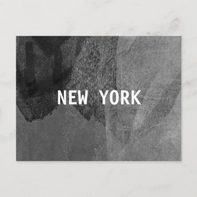 Coole Inspiration für New Yorker Modernes Design Postkarte (Vorderseite)