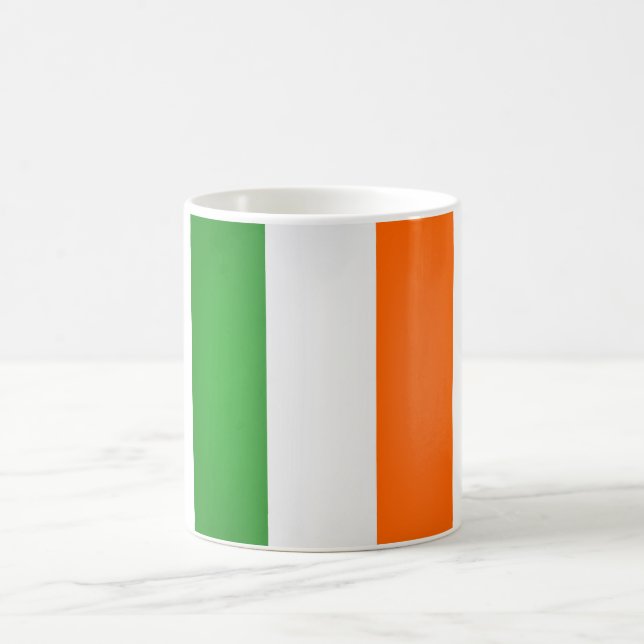 Coole irische Flagge Kaffeetasse (Mittel)