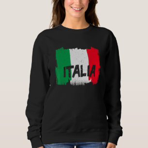Coole italienische Flagge Sweatshirt