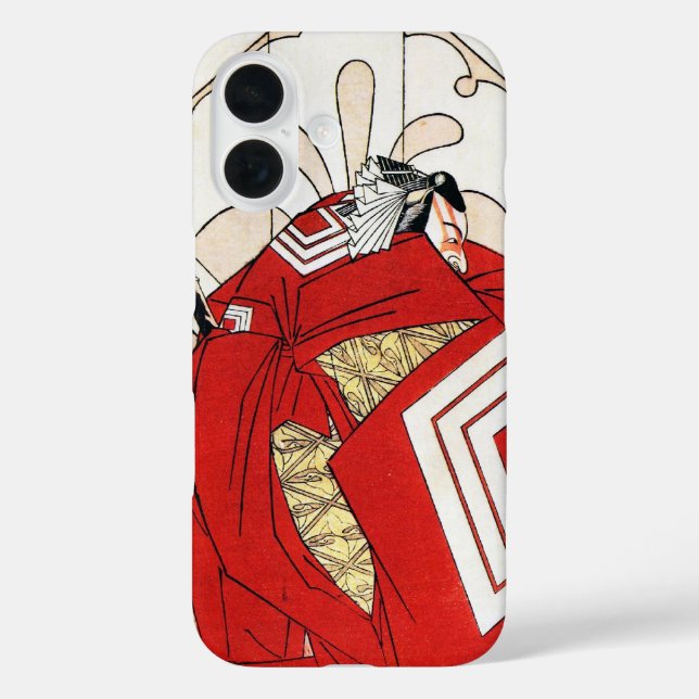 Coole japanische legendäre Helden-Samurai-Kriegerk iPhone 16 Hülle (Rückseite)