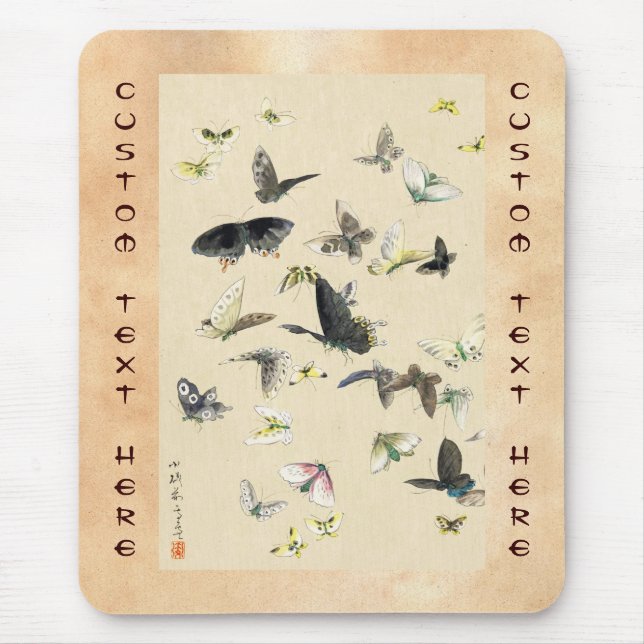 Coole japanische Vintage ukiyo-e Mousepad (Vorne)