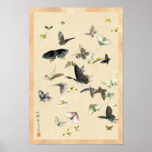 Coole japanische Vintage ukiyo-e Poster