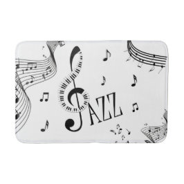 Coole Jazzmusik Badematte
