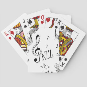 Coole Jazzmusik Spielkarten