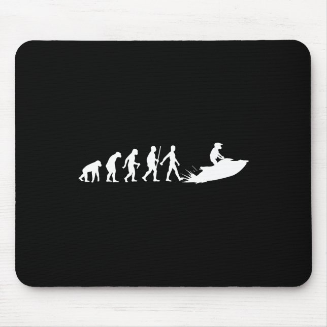 Coole Jet Ski für Männer Evolution Wasserski Mousepad (Vorne)