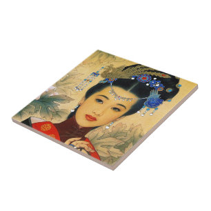 Coole junge schöne chinesische Kunst Prinzen Guo Fliese