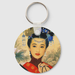 Coole junge schöne chinesische Kunst Prinzen Guo Schlüsselanhänger