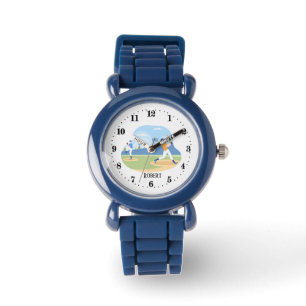 coole Jungen Baseball Sportbegeisterte Armbanduhr