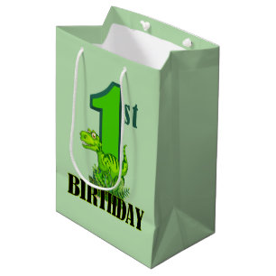 Coole Jungen Dinosaurier Party Baby Mittlere Geschenktüte
