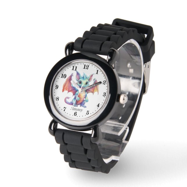 Coole Jungen Dragon geben den Namen Armbanduhr (Winkel)
