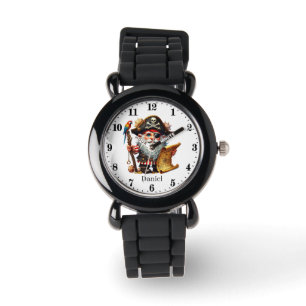 Coole Jungen Pirat geben den Namen Armbanduhr