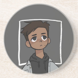 coole Jungenart Getränkeuntersetzer