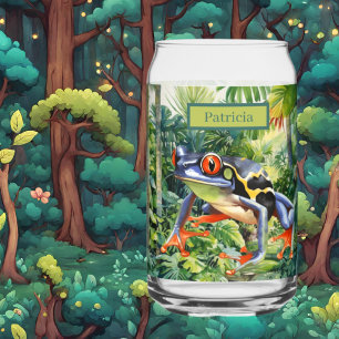 Coole Jungle-Froschliebhaber geben Namen Dosenglas